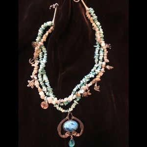 New beautiful beaded necklace